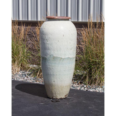 Tuscany FNT50289 Ceramic Triple Vase Complete Fountain Kit Vase Fountain Blue Thumb